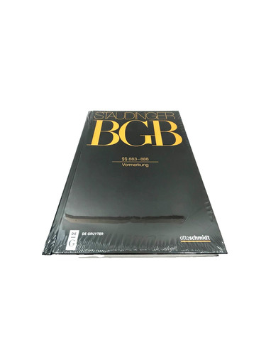 Staudinger bgb 883 888 - §§, 883-888