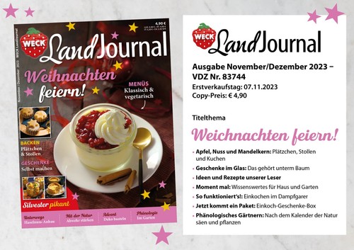 Weck landjournal ausgabe - landjournal,