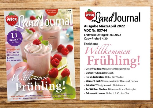 Weck landjournal ausgabe - ausgabe, 2022