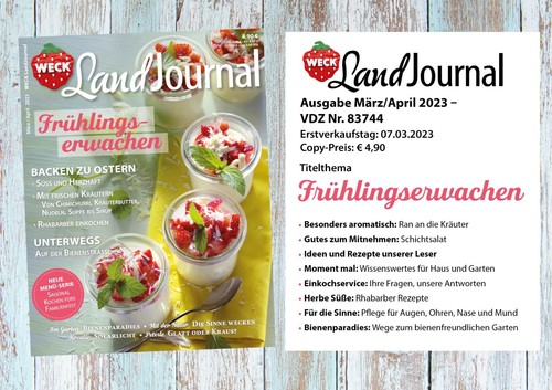 Weck landjournal ausgabe - weck, 2023