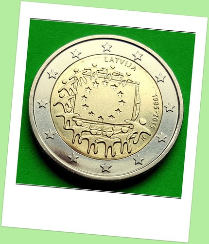 Euro gedenkmünze lettland - euro,